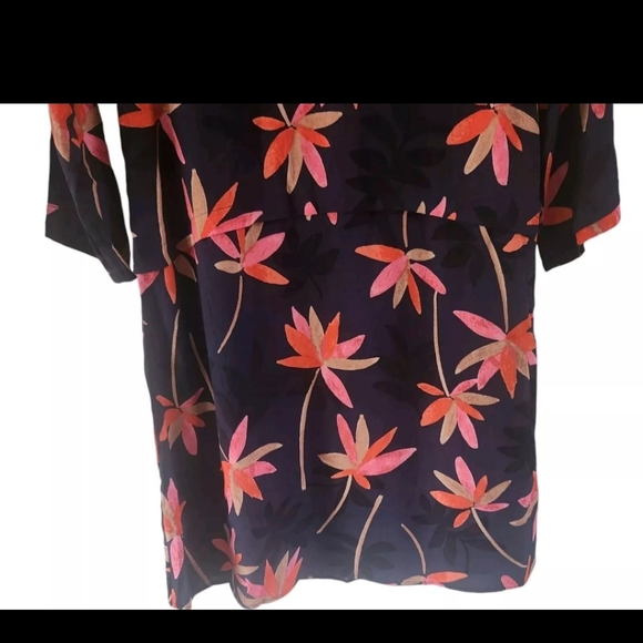 Sezane Robe Dalila Dress in Petal Print Viscose Womens Size 34 US 2 New NWT - Picture 4 of 10